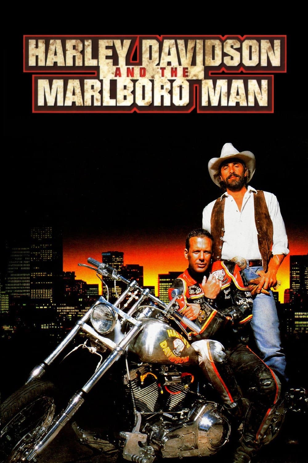 Harley Davidson i Marlboro Man 1991 cały film