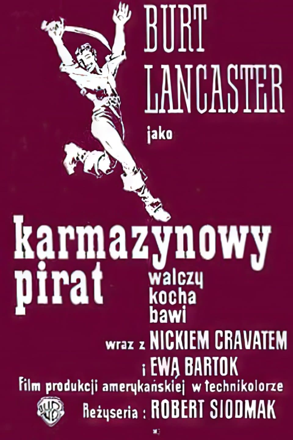 Karmazynowy pirat 1952 cały film
