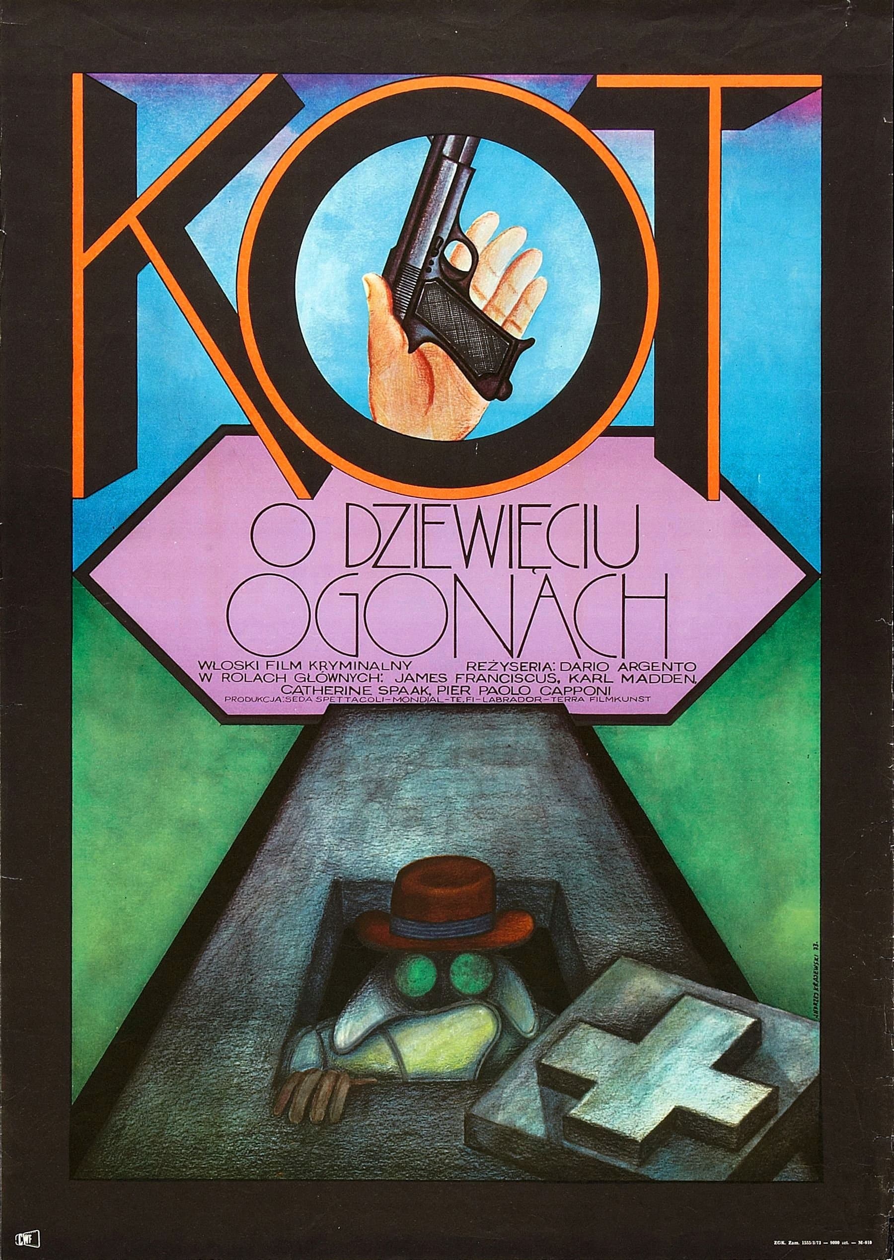 Kot o dziewięciu ogonach 1971 cały film