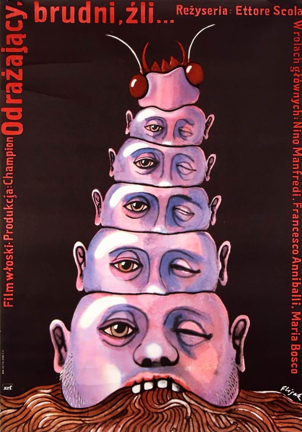 Odrażający, brudni i źli 1976 cały film