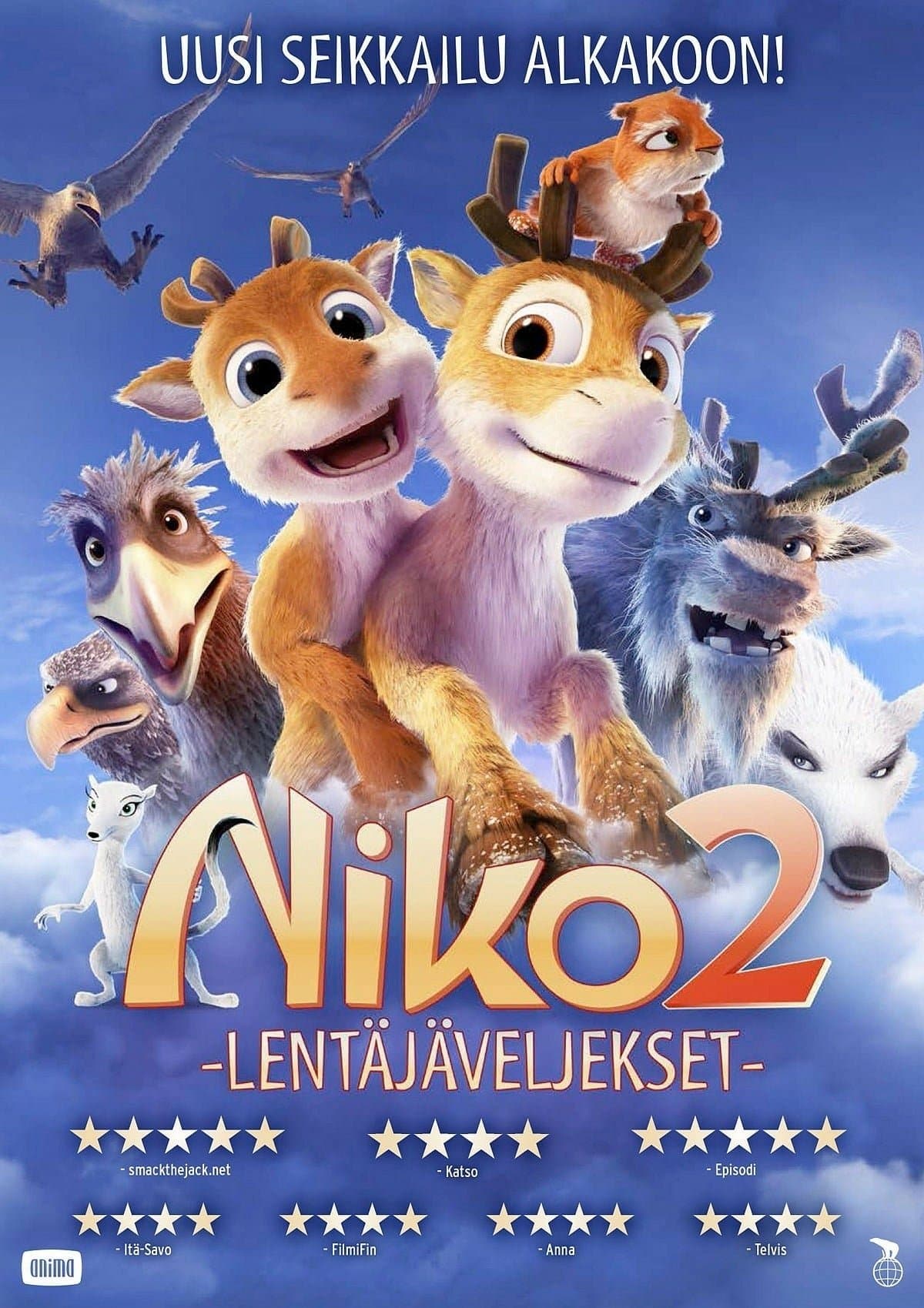 Renifer Niko ratuje brata 2012 cały film