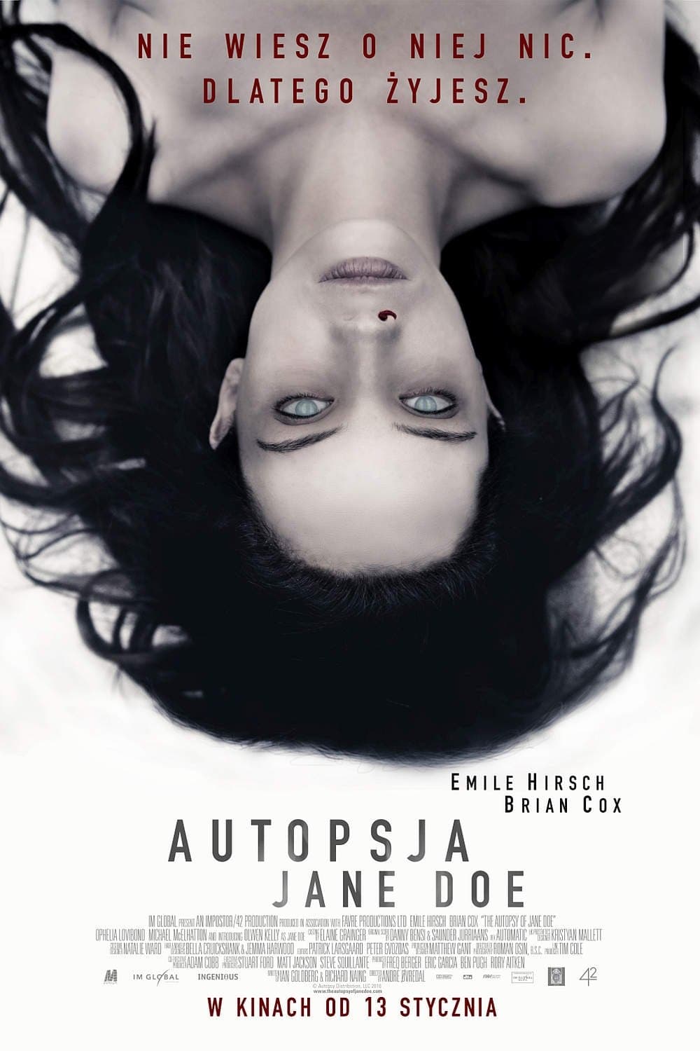 Autopsja Jane Doe 2016 cały film
